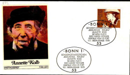 RFA Poste Obl Yv: 675 Mi:826 Annette Kolb (TB Cachet à Date) Fdc Bonn 15-1-75 - 1971-1980