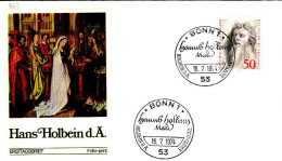 RFA Poste Obl Yv: 662 Mi:813 Hans Holbein D.Ä. Peintre Allemand (TB Cachet à Date) Fdc Bonn 16-7-74 - 1971-1980