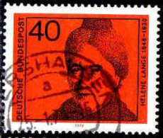 RFA Poste Obl Yv: 641 Mi:792 Helene Lange (TB Cachet Rond) 25-1-75 - Used Stamps