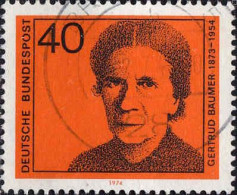 RFA Poste Obl Yv: 642 Mi:793 Gertrud Baumer (beau Cachet Rond) - Used Stamps
