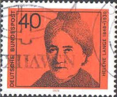 RFA Poste Obl Yv: 641 Mi:792 Helene Lange (Belle Obl.mécanique) - Used Stamps