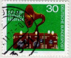 RFA Poste Obl Yv: 635 Mi:786 Deutscher Rundfunk Appareil Radio 1923 (Beau Cachet Rond) - Used Stamps