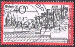 RFA Poste Obl Yv: 638 Mi:788 Bremen Le Port (TB Cachet Rond) - Used Stamps