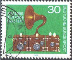 RFA Poste Obl Yv: 635 Deutscher Rundfunk Appareil Radio 1923 (cachet Rond) - Used Stamps
