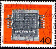 RFA Poste Obl Yv: 627 Mi:778 Wilhelm Schickard Rechenmaschine (Belle Obl.mécanique) - Gebraucht