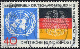 RFA Poste Obl Yv: 628 Mi:781 Bundesrepublik Deutschland In Den Vereinten Nationen (TB Cachet à Date) - Gebruikt