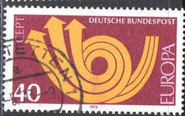 RFA Poste Obl Yv: 619 Mi:769 Europa Cept Cor De Poste (TB Cachet Rond) - Used Stamps