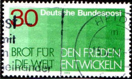 RFA Poste Obl Yv: 600 Mi:751 Brot Für Die Welt Den Frieden Entwikeln (Beau Cachet Rond) - Used Stamps
