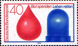 RFA Poste N** Yv: 646 Mi:797 Blut Spenden Leben Retten - Unused Stamps