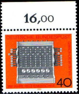 RFA Poste N** Yv: 627 Mi:778 Wilhelm Schickard Rechenmaschine (Bord De Feuille) - Unused Stamps