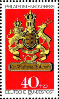 RFA Poste N** Yv: 616 Mi:766 Philatelistenkongress Kön.Württemb.Post.Amt. - Unused Stamps