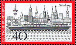 RFA Poste N** Yv: 611 Mi:761 Hamburg - Unused Stamps