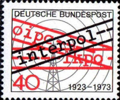 RFA Poste N** Yv: 609 Mi:759 Interpol 50 Jahre - Unused Stamps