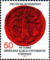 RFA Poste N* Yv: 793 Mi:946 Sceau De L'Université De Tübingen (défaut Gomme) - Unused Stamps