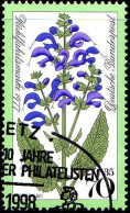 RFA Poste Obl Yv: 799 Mi:952 Wohlfahrtsmarke Wiesensalbei (TB Cachet Rond) - Used Stamps