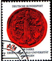 RFA Poste Obl Yv: 793 Mi:946 Sceau De L'Université De Tübingen (TB Cachet Rond) - Gebruikt