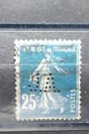 FRANCE J.A. 5 TIMBRE JA 5 INDICE 6 SUR 140 PERFORE PERFORES PERFIN PERFINS PERFO PERFORATION PERFORIERT - Usati