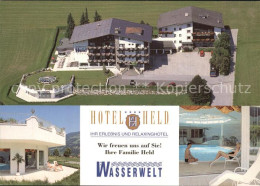 72549670 Fuegen Fliegeraufnahme Hotel Held  Terrasse Und Hallenbad Fuegen - Autres & Non Classés