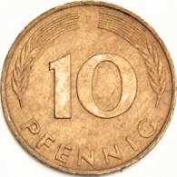 Germany Federal Republic - 10 Pfennig 1977 F, KM# 108 (#4656) - 10 Pfennig