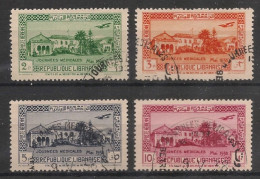 GRAND LIBAN - 1938 - Poste Aérienne PA N°YT. 75 à 78 - Série Complète - Oblitéré / Used - Used Stamps