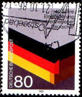 RFA Poste Obl Yv:1097 Mi:1265 Eingliederung Heimatvertriebener Deutscher (Belle Obl.mécanique) - Gebraucht