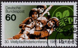 RFA Poste Obl Yv:1086 Mi:1254 Weltpfadfinderkonferenz München (TB Cachet Rond) - Used Stamps