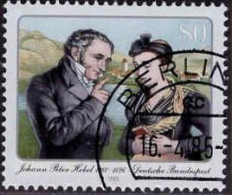 RFA Poste Obl Yv:1079 Mi:1246 Johann Peter Hebel Poète (TB Cachet à Date) Berlin 16-4-86 - Used Stamps