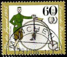 RFA Poste Obl Yv:1075 Mi:1243 Für Die Jugend NSU Germania-Hochrad 1886 (TB Cachet Rond) - Used Stamps