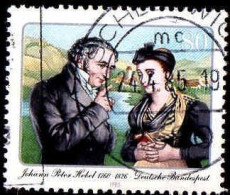 RFA Poste Obl Yv:1079 Mi:1246 Johann Peter Hebel Poète (TB Cachet Rond) - Used Stamps