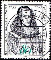 RFA Poste Obl Yv:1067 Mi:1235 Philipp Jakob Spener Théologien (TB Cachet Rond) - Used Stamps