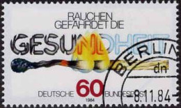 RFA Poste Obl Yv:1062 Mi:1232 Rauchen Gefährdet Die Gesundheit (TB Cachet à Date) Berlin 8-11-84 - Used Stamps