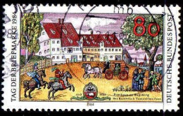 RFA Poste Obl Yv:1057 Mi:1229 Tag Der Briefmarke Posthaus Zu Augsburg… (Beau Cachet Rond) - Gebraucht