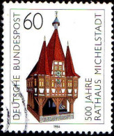 RFA Poste Obl Yv:1032 Mi:1200 Rathaus Michelstadt (cachet Rond) - Gebraucht