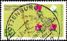 RFA Poste Obl Yv:1031 Mi:1199 Gregor Mendel Généticien (TB Cachet Rond) - Used Stamps