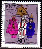 RFA Poste Obl Yv:1028 Mi:1196 Weihnachten Yoruba-Krippe (TB Cachet Rond) - Used Stamps