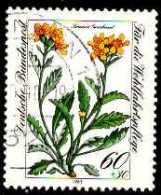 RFA Poste Obl Yv:1021 Mi:1189 Wohlfahrtspflege Senecio Carniolicus (Beau Cachet Rond) - Used Stamps