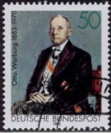RFA Poste Obl Yv:1016 Mi:1184 Otto Warburg Biochimiste Prix Nobel (TB Cachet Rond) - Used Stamps