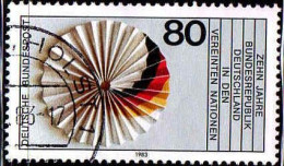 RFA Poste Obl Yv:1017 Mi:1185 10.Jahre BRD In Der UNO (TB Cachet Rond) - Used Stamps