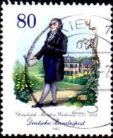 RFA Poste Obl Yv:1015 Mi:1183 Christoph Martin Wieland Poète (TB Cachet Rond) - Used Stamps