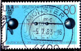 RFA Poste Obl Yv:1008 Mi:1176 Entdeckung Der Elektromagnetischen Wellen (TB Cachet Rond) - Used Stamps