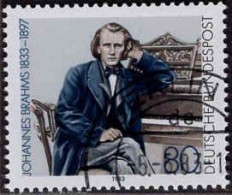 RFA Poste Obl Yv:1009 Mi:1177 Johannes Brahms Compositeur (TB Cachet Rond) - Used Stamps