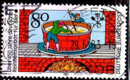 RFA Poste Obl Yv:1011 Mi:1179 Deutsches Reinheitsgebot Für Bier (TB Cachet Rond) - Used Stamps