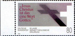 RFA Poste N** Yv:1046 Mi:1214 Barmer Theologische Erklärung Bord De Feuille - Unused Stamps