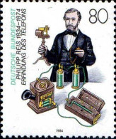 RFA Poste N** Yv:1030 Mi:1198 Philipp Reis Erfindung Des Telefons - Unused Stamps