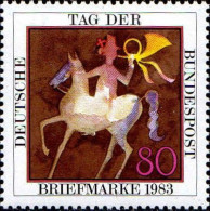 RFA Poste N** Yv:1024 Mi:1192 Tag Der Briefmarke Cavalier Au Cor Postal - Neufs