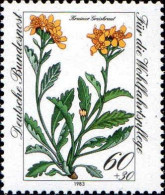 RFA Poste N** Yv:1021 Mi:1189 Wohlfahrtspflege Senecio Carniolicus - Unused Stamps