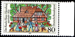 RFA Poste N** Yv:1018 Mi:1186 Das Raube Haus Hamburg (Bord De Feuille) - Unused Stamps