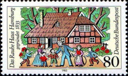RFA Poste N** Yv:1018 Mi:1186 Das Raube Haus Hamburg - Unused Stamps