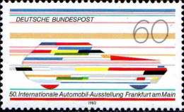 RFA Poste N** Yv:1014 Mi:1182 50.IAA Frankfurt - Unused Stamps
