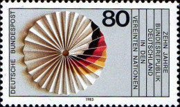 RFA Poste N** Yv:1017 Mi:1185 10.Jahre BRD In Der UNO - Unused Stamps